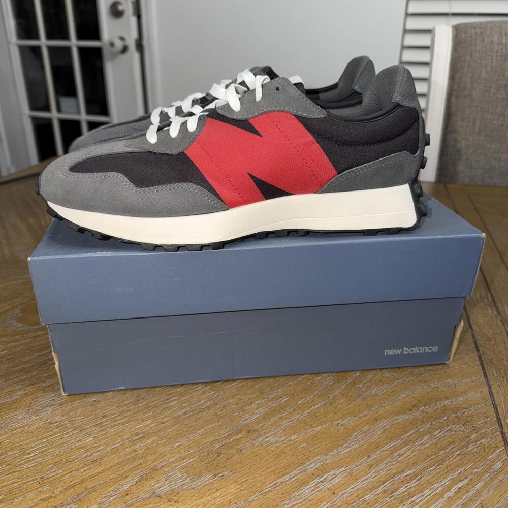 Rare Size 12 New Balance 327 Black Red - MS327FF New/box